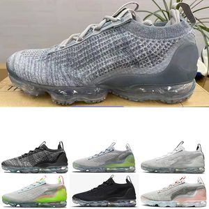 Hommes Femmes 2023 FK Fly Coussin Chaussures De Course Triple Noir Coureurs Gris Foncé Pure Platinum Tricot Designer Femme Sport Baskets Baskets Taille 36-45