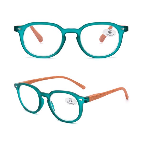 Gafas de lectura baratas para mujer y hombre Lectores de diseñador ovalado Descuento en alta calidad para la venta Negro Verde Transparente Para regalo para papá Mamá