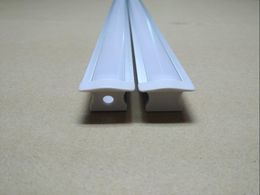 Gratis verzending - goedkoop verzonken aluminium profiel voor led strip met lengte 200cm en pc mat / duidelijke dekking