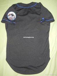 Jersey Black Retro Athletic pas cher Jersey Black Rd Medium Piazza Mens Cousue Cousue Baseball Jerseys