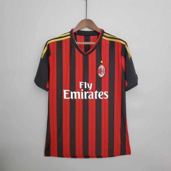 Maillots de football rétro bon marché 95 96 02 03 04 05 06 07 09 10 11 12 13 14 AC KAKA MILAN IBRAHIMOVIC WEAH Maldini maillots de football 2006 2007 2008 2009 2010 maillots Pirlo Baggio