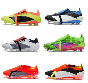 30 Elite Tongue Ft FG 30th Anniversary Core Black Solar Red 2024 Bootage local Store en ligne Yakuda Dhgate Kits Cleats Designer Soccer Football Chaussures Athletic Shoes