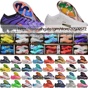 Kwaliteit voetbalschoenen Zoom Vapores 15 Elite FG voetbalschoenen heren Mbappe Ronaldo CR7 Marcus Rashfor Comfortabele training leren voetbalschoenen US 6.5-12