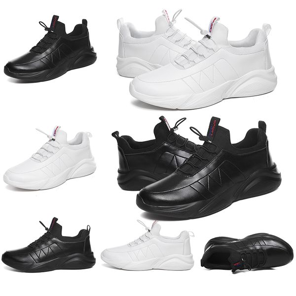 Chaussures de course à bas prix pour hommes femmes Triple noir blanc plate-forme en cuir baskets de sport baskets pour hommes marque maison fabriquée en Chine