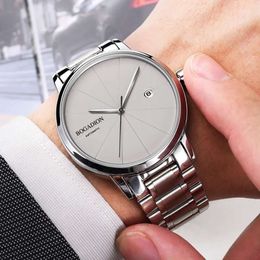 Reloj mecánico puro Simple impermeable completamente automático suizo barato de gama alta y atractivo para hombres