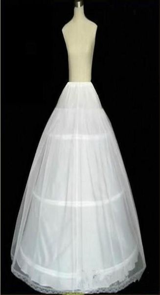 Jupons à trois cerceaux bon marché pour robes de bal, tailles réglables, accessoires de mariée Crinoline, sous-jupe pour mariage, bal, Quinceanera 3442228