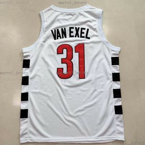 Goedkope Throwback Nick van EXEL # 31 Basketbal Jerseys Mad The Quick Genesnn Men Women Youth XS-5XL