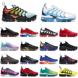 TN Plus Mens Outdoor Chaussures Schoenen Triple White Beture Black Volt Bleeked Aqua Blue Fury Womens Sports Sneakers