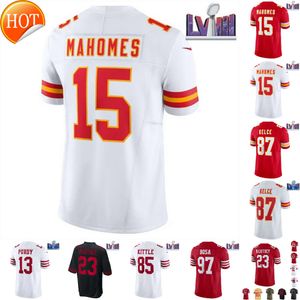 Menores al por mayor para hombres Christian Brock Patrick Purdy George Jersey Josh Nick Travis McCaffrey Fred Mahomes Kelce Bosa Kittle Warner todas las camisetas cosidas