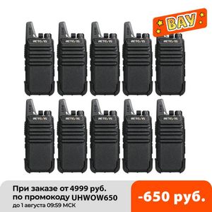 Mini walkie-talkie all'ingrosso a buon mercato 10 pezzi Retevis RT622 PMR Radio PMR446 Woki Toki Walkie-talkie Hotel Walkie-talkie Ristorante