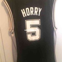 Pas cher en gros Robert Horry Jersey hommes Rb Big Shot Bob #5 T-shirt gilet cousu basket-ball maillots gilet chemise