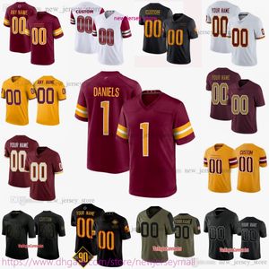 5 Jayden Daniels Jersey Custom S-6XL 17 Terry McLaurin Football Jerseys Chase Young Sean Taylor Jonathan Allen Jahan Dotson Sam Howell Brian Robinson Jr. Curtis Samuel