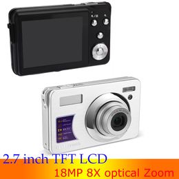 Goedkoper 2.7 "TFT LCD Digitale camera's Video Recorder 18MP 8X optische Zoom 1080P HD Camera Anti-Shake Face Detection COMS DV DC-KG930