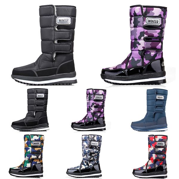 Descuento más barato Botas de nieve clásicas para mujer Moda para hombre Mini tobillo corto Bota de invierno corta Damas Niñas Hombres Mujeres Botines Cálido Piel de algodón Antideslizantes al aire libre 36-47