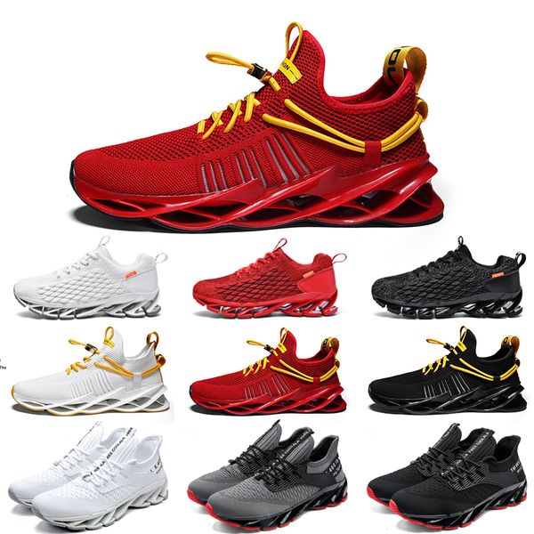 Moins cher Non-Brand hommes femmes chaussures de course Blade slip on triple noir blanc rouge gris Terracotta Warriors mens gym trainers sports de plein air baskets