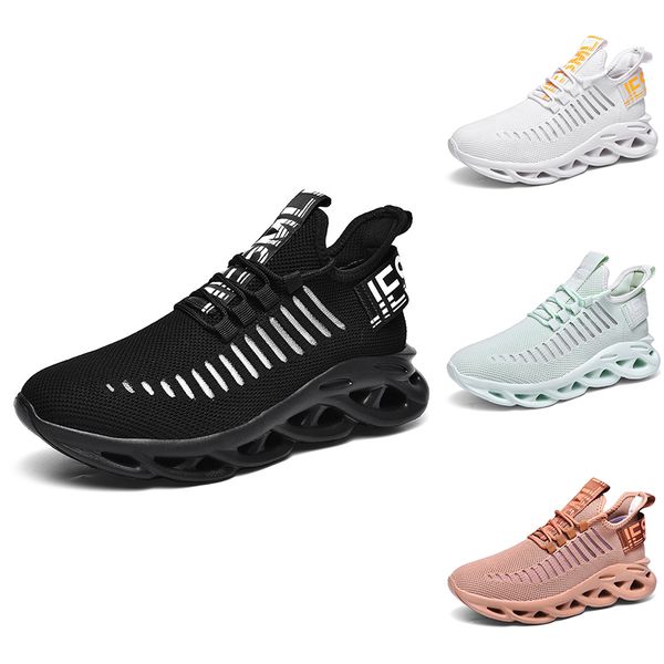 Moins cher Non-Marque Chaussures De Course Pour Hommes Noir Blanc Vert Terre Cuite Guerriers Confortable Mesh Fitness Jogging Marche Hommes Baskets Sport Baskets