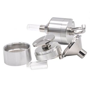 Le moins cher 44 / 56mm Mill Herb Grinder Metal Spice Press Crusher POUR VAPORISATEUR Tabac Herb Grinders Crusher Fumer Métaux Mains Muller