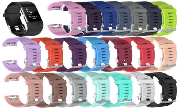 bande de silicium doux coloré le moins cher pour Fitbit Charge2 Sport Strap Remplacement du bracelet pour Fitbit Charge 2 TPU Band Accesso1509388