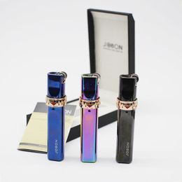 Moins cher Compact Jet Butane Gaz Briquet jet flamme Torche Meule Feu Droite Briquets Allume-cigare pour Fumeur Cadeau