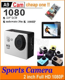 Goedkoopste exemplaar voor SJ4000 A9 -stijl 2 inch LCD -scherm Mini Sportcamera 1080p Full HD Action Camera 30m Waterdichte camcorders Helme3791440