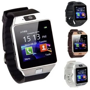 Goedkoopste dz 09 smart watch dz09 met camera pols smartwatch ondersteuning simkaart wekker oproepherinnering