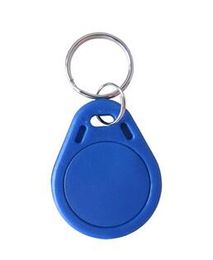 Fabrieksprijzen Hoge kwaliteit EM4100 125KHz Kaart 100 stks / partij ISO11785 ABS RFID Custom Plastic ID sleutelhanger tags