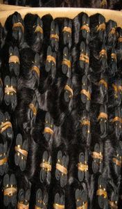 El cabello indio más barato, tejido corporal, el cabello humano más suave, 8 pulgadas, color 1b y 2, 20 piezas, lote expreso 9513329
