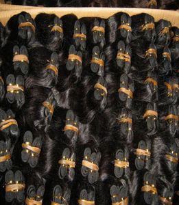 Corps de cheveux indiens les moins chers tisser les cheveux humains les plus doux 8 pouces Color1b et 2 20pcs lot Express 4633322