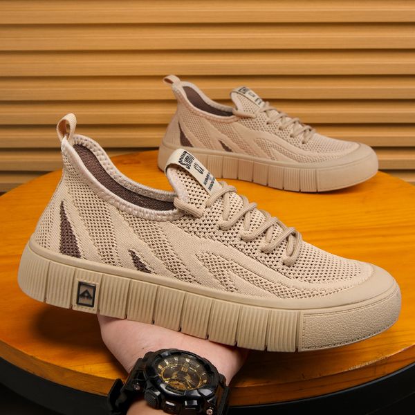 Moins cher Hommes Femmes Toile Chaussures de course Confort doux Noir Blanc Beige Darks Gris Rouge Violet Hommes Baskets Sport Baskets Plates GAI taille 39-44