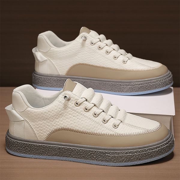 Moins cher hommes femmes chaussures de course basses confort doux noir blanc gris beige marron bleu marine verts hommes formateurs baskets de sport GAI