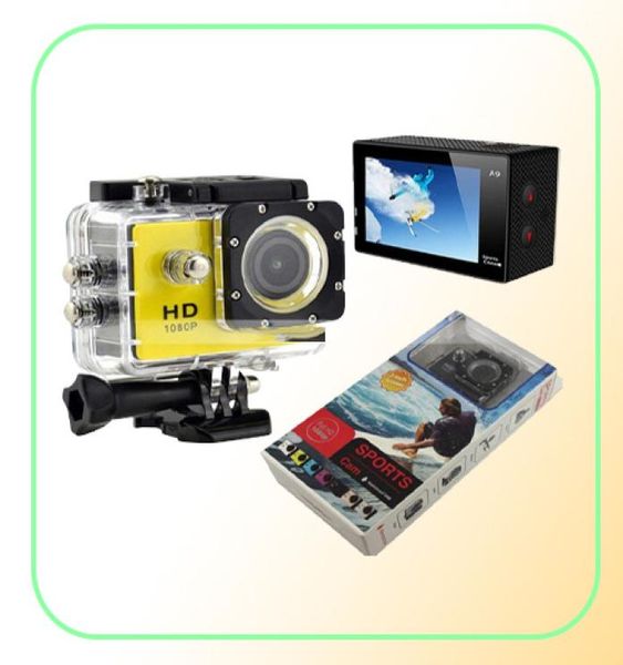 Moins cher vente SJ4000 A9 Full HD 1080 P caméra 12MP 30 M étanche Sport Action caméra DV voiture DVR5957822
