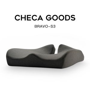 Checa Goods Premium Comfort Seat Cushion - Niet -slip orthopedisch 100% traagschuim coccyx kussen voor staartbeen pijn rugpijn 201216 268F