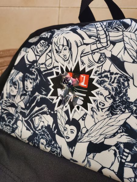 Mochila de lona con estampado de héroe de tablero de ajedrez Bolsas para computadora Mochila escolar