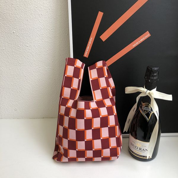 Damier sac à bandoulière nouveau mignon Plaid dames fourre-tout décontracté sacs à main grande capacité femme sacs à provisions quotidiens