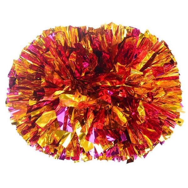 Cheerleading 34cm Handle Style Pom Pom applaudir les fleurs de la main Ball Pompom Christmas Wedding Festival Dance Access