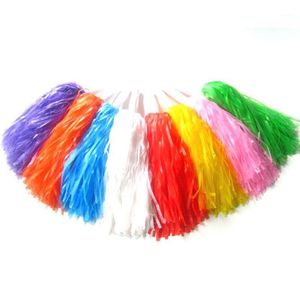 Cheerleading juichende pompom bloemen cheerleaders bal boeket handbloemen plastic handgrepen sportmatch kinderen studenten dansen1