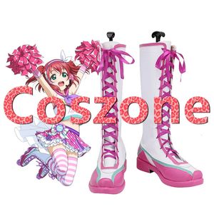 Cheerleading LoveLive Sunshine Aqours pom-pom girl Ruby Kurosawa Cosplay chaussures bottes Love Live Halloween carnaval Costume accessoires 231025