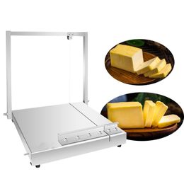 Rebanador de mantequilla y queso, tabla cortadora de alambre de acero inoxidable, corte de queso con Base antideslizante, herramienta manual duradera, accesorios de cocina