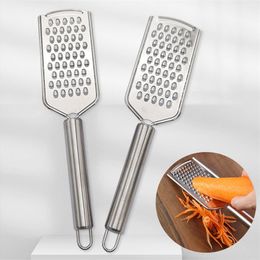 Râpe à fromage trancheuse en acier inoxydable coupe-trou moyen râpes multifonction outil de cuisine Gadget pour fromage carotte pomme de terre MHY072