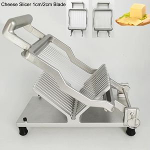 Outils de trancheuse de fromage avec 2 lames 1cm2cm, ensemble de coupe de fruits, jambon de cuisine, Machine de découpe d'œufs de viande pour la maison 240226