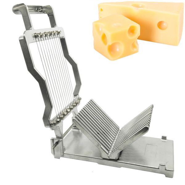 Herramientas de queso Cortador de corte de alambre de grado alimenticio Cortador de cocina Tablero de aluminio con acero inoxidable incluido 230918