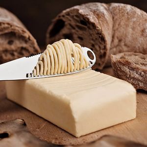 Kaasgereedschap Multifunctionele roestvrijstalen botermessen Jam verspreiders Room Knifes UTSIL SUCKLERY Dessert Toast voor ontbijtgereedschap 230302