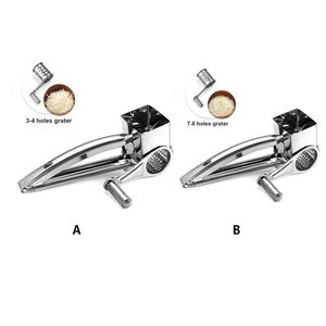 Outils à fromage en acier inoxydable chocolat beurre râpe légumes carottes rotatif alimentaire broyeur broyeur cuisson Gadget cadeau 230302