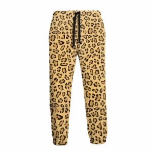 Cheetah Pantalons de survêtement Cozy Man Joggers Gym Polyester Design Pantalons décontractés a2Df #