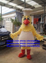 Chef Chicken Chook Hen Chick mascota disfraz adulto personaje de dibujos animados traje Ceremonial evento corte de cinta zx2936