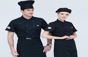 Chef Kitchen Workwear Top Summer Summer SERVICE CHEAVE CHEF Restaurage El serveur Sautpuise Veste Traventes Tooling Uniforme T25949290