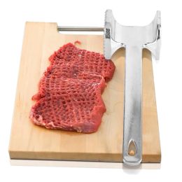 Chef -kok vleesmederiger zware hamer hamer hamer gereedschap kip rundvlees en steak pounder glad gestructureerd oppervlak zachte grip handgreep