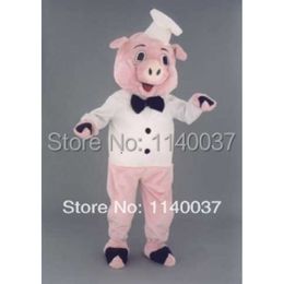 Chef Pig Mascot Costoon Costume Costume Costume Costume Fancy Costume Party Mascot Costumes