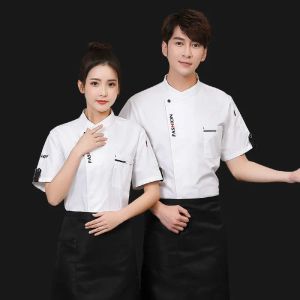 Chef's Workwear Restaurant Hotel Kitchen Professional Chef Uniforme Uniforme Food Service Veste à manches longs