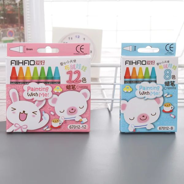 Chen Lin 8/12/24 couleurs crayons de cire de cire de cire de cire artiste peinture crayon pastel pour l'enfant sketch sketch art fournit un cadeau d'étudiant cadeau